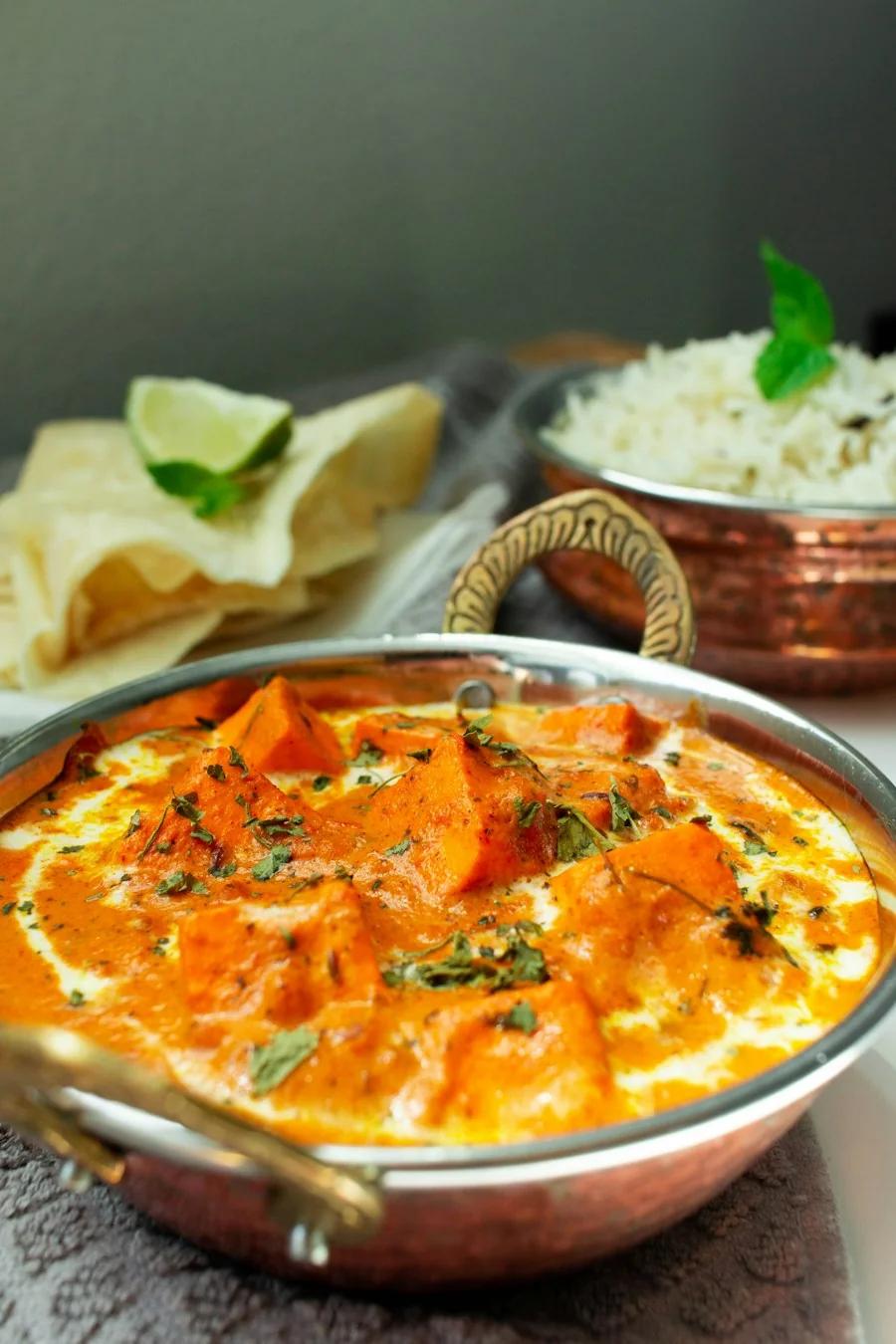 Traditional vegetarian curry